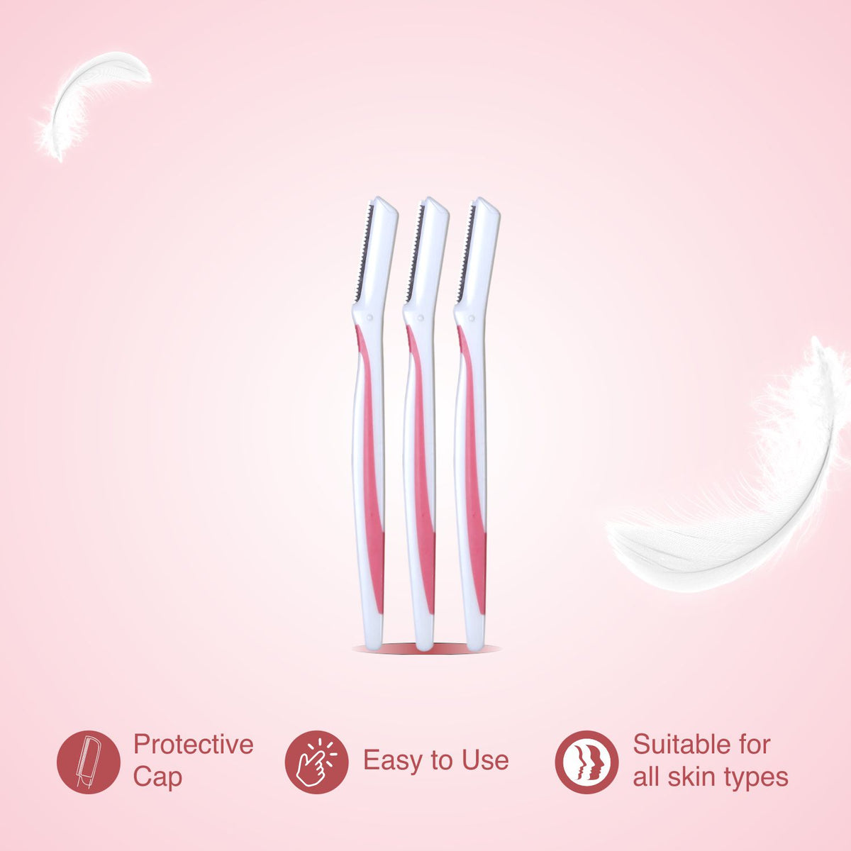 First Aid Beauty Razor Smooth Glow Facial Razor (3 Nos. Of Facial Razor) – Nivve Wellness Pvt Ltd