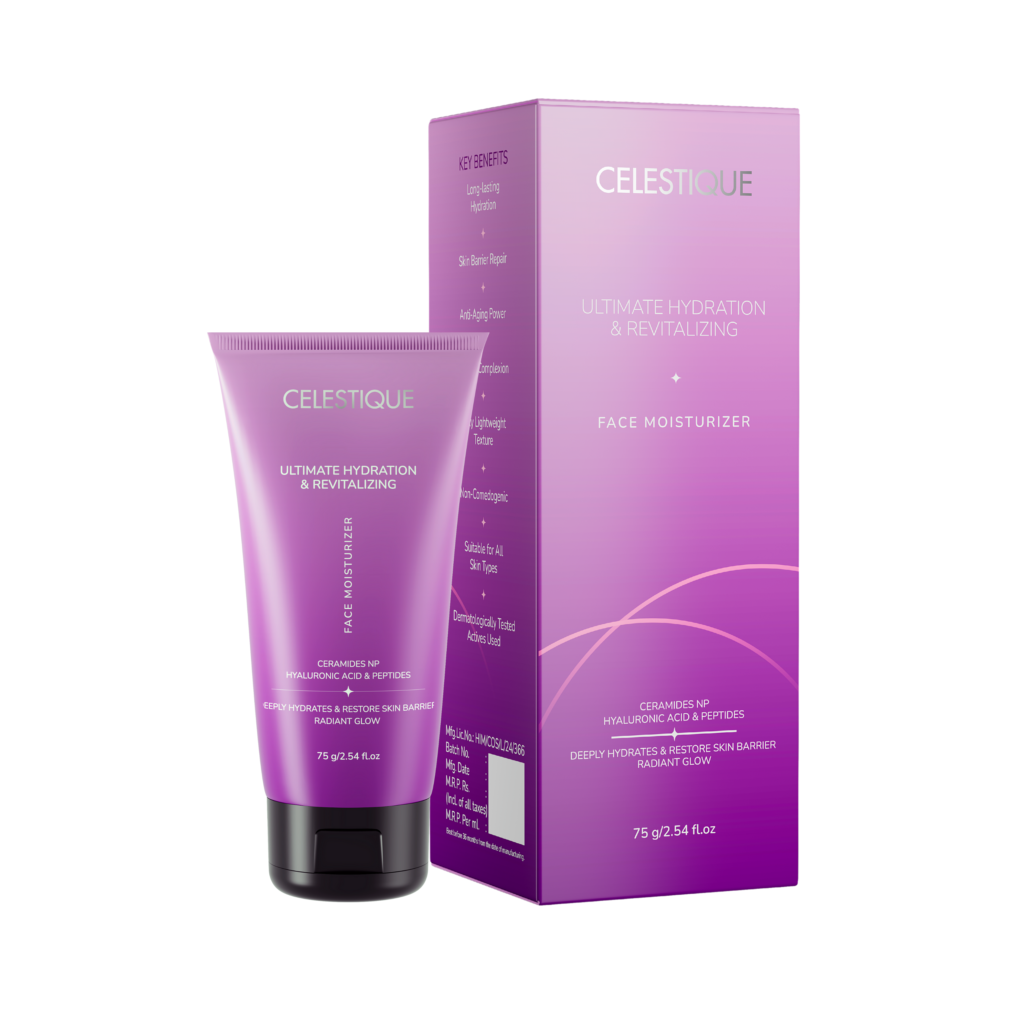 Ultimate hydration and revitalizing face moisturizer 75 ml