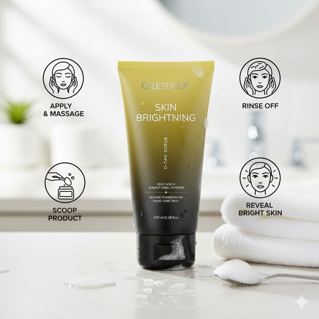 Advanced Skin Brightning D-Tan Exfoliating Scrub 100 ml