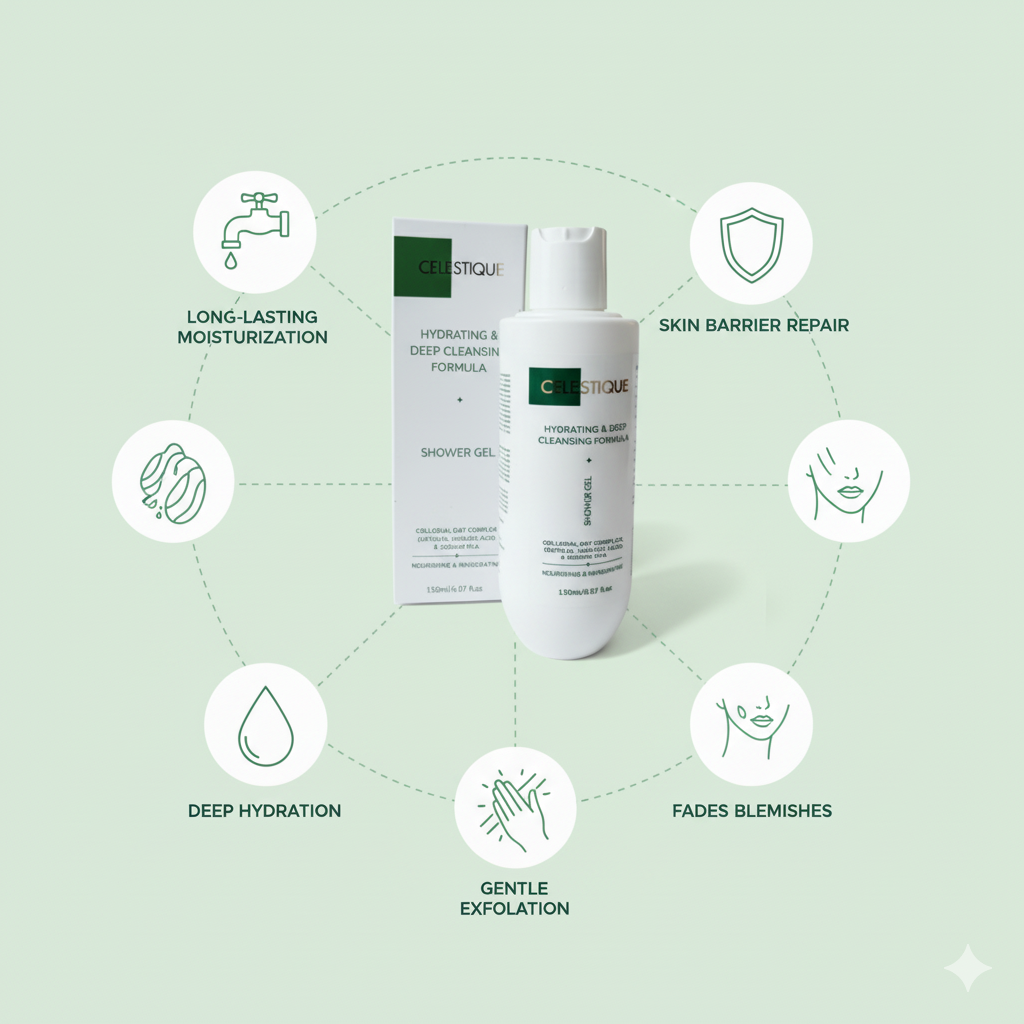 Hydrating & Deep Cleansing Shower gel 150 ml