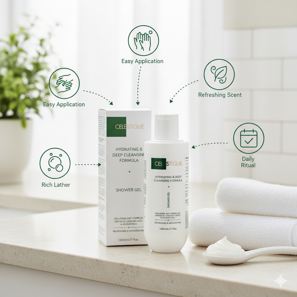 Hydrating & Deep Cleansing Shower gel 150 ml