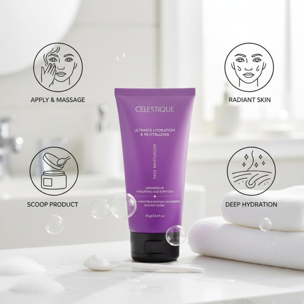 Celestique Ultimate hydration and revitalizing face moisturizer 75 ml