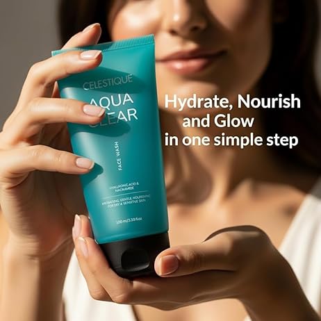 Celestique Aqua Clear Face Wash for Dry Skin 100 ml