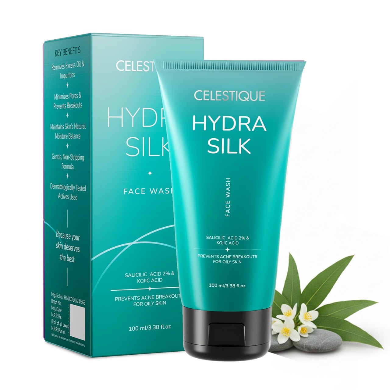 Celestique Hydrasilk face wash for oily skin  100 ml