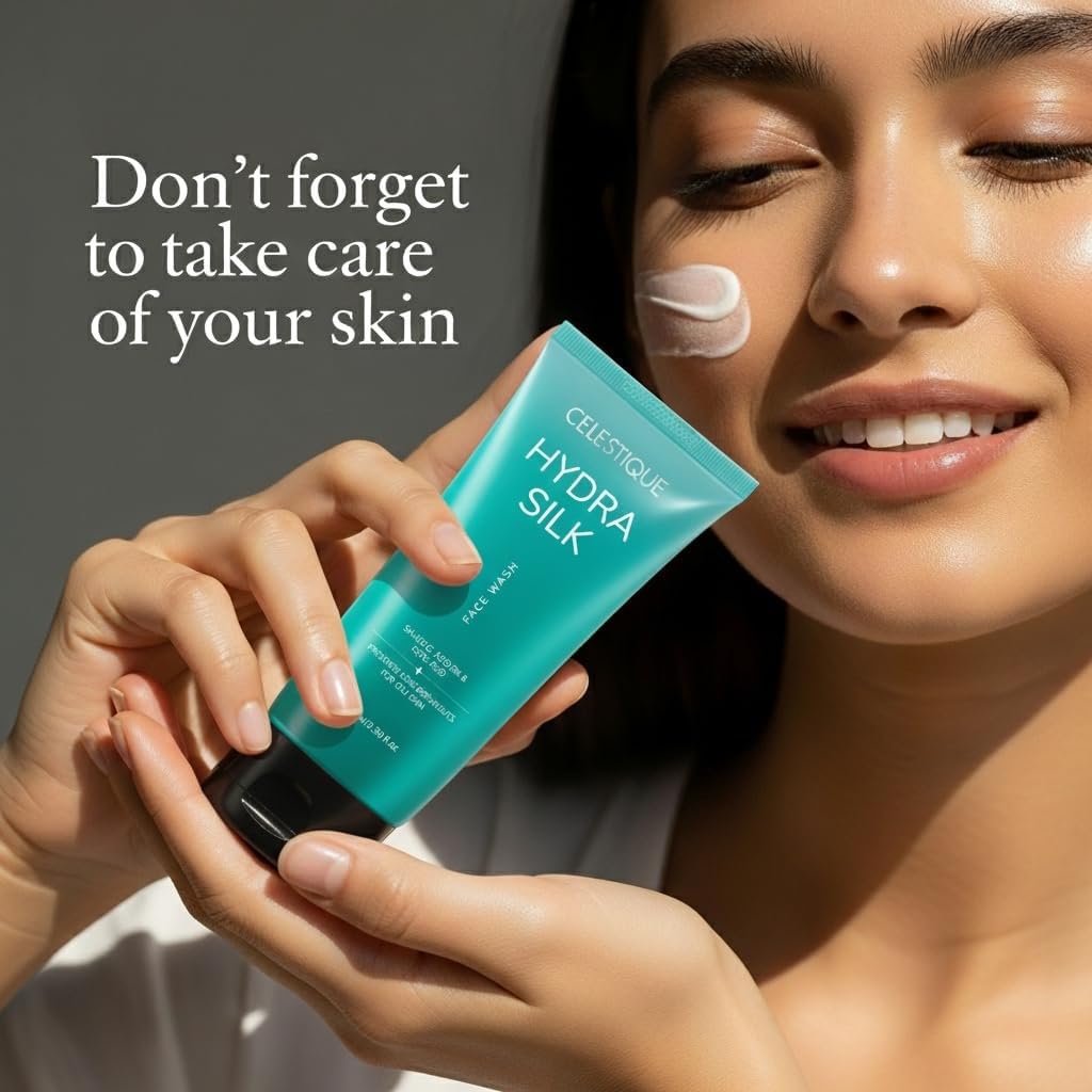 Celestique Hydrasilk face wash for oily skin  100 ml