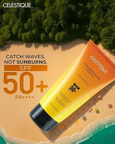 Celestique 1% Hyaluronic & Vitamin C Sunscreen SPF 50+ 50 ml